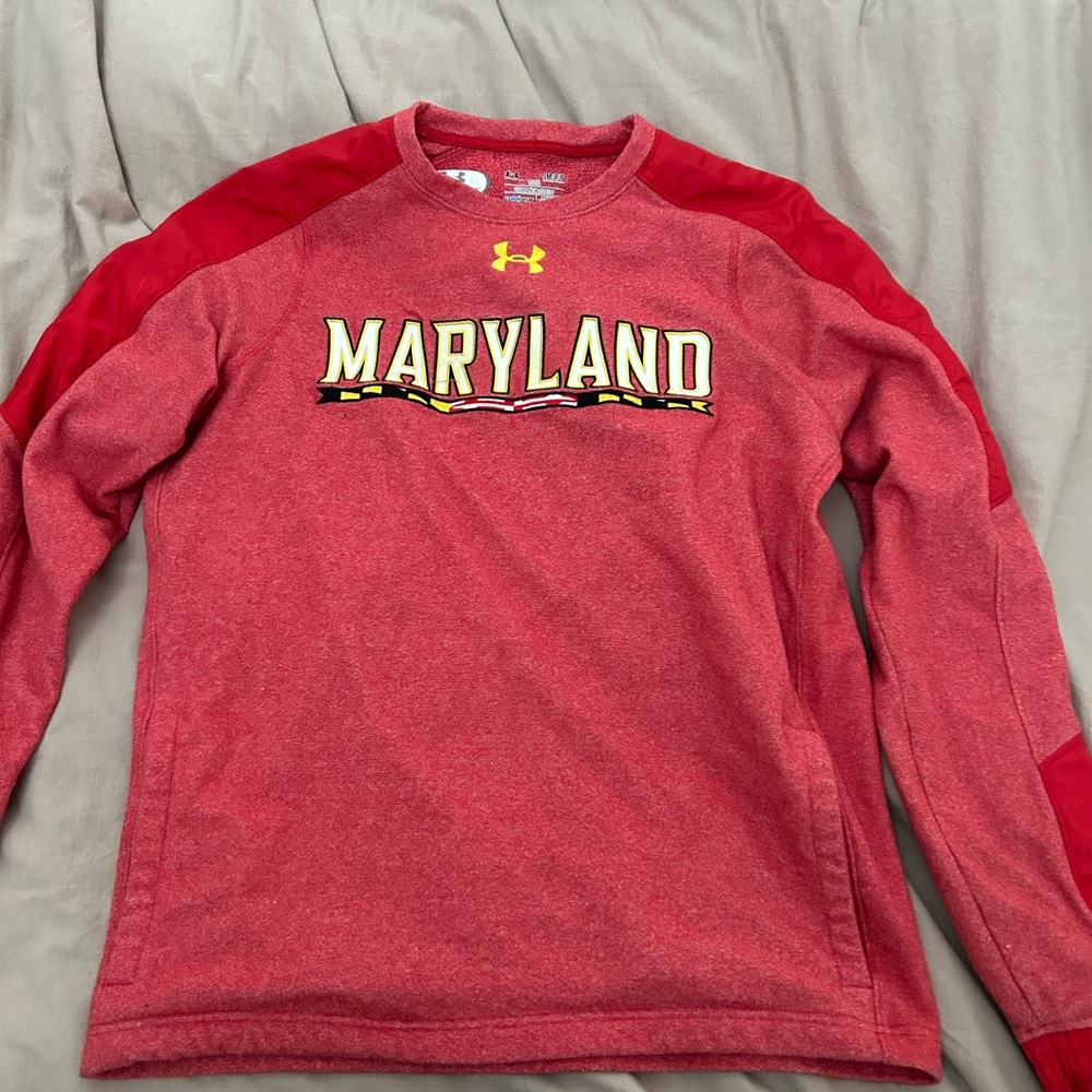 Under Armour Red Maryland Sweatshirt